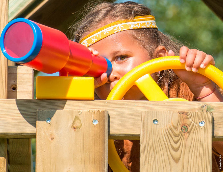 Jungle Nomad | Wooden climbing frame with double swing