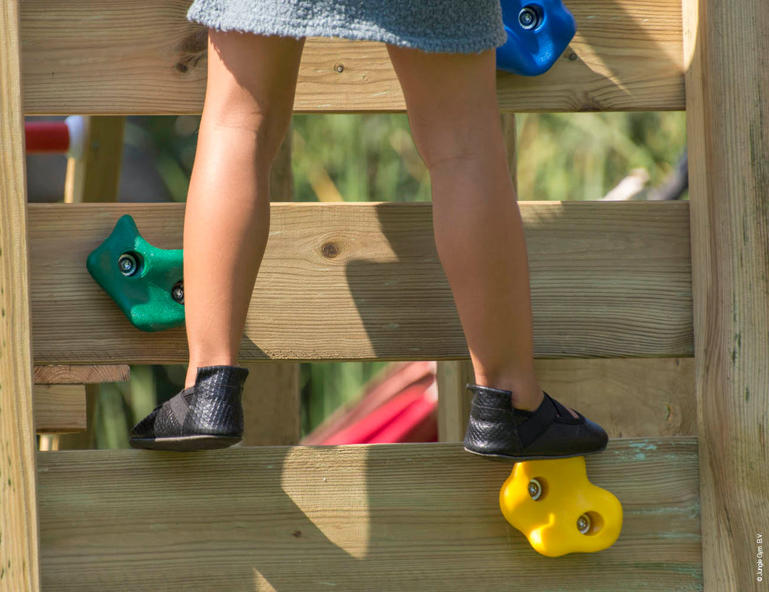 Jungle Lodge | Wooden climbing frame with slide